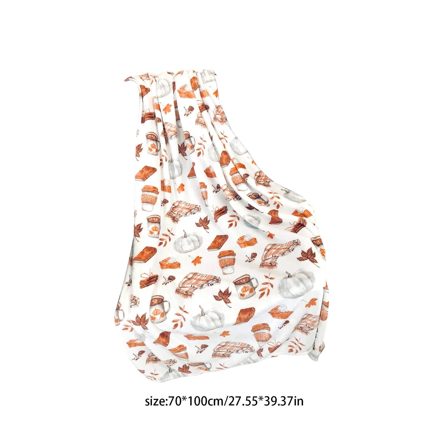 Throw Blank under $5!  Fall Decor Throw Blanket, Soft Warm Autumn Maple Leaves Thanksgiving Throws Nap Blankets for Living Room Couch Bed Chair Dorm