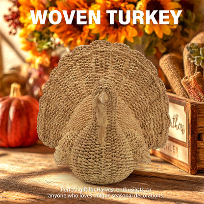 Thanksgiving Turkey Decor, Fall Decorations for Home, Rustic Turkey Thanksgiving Decorations and Fall Table Centerpiece