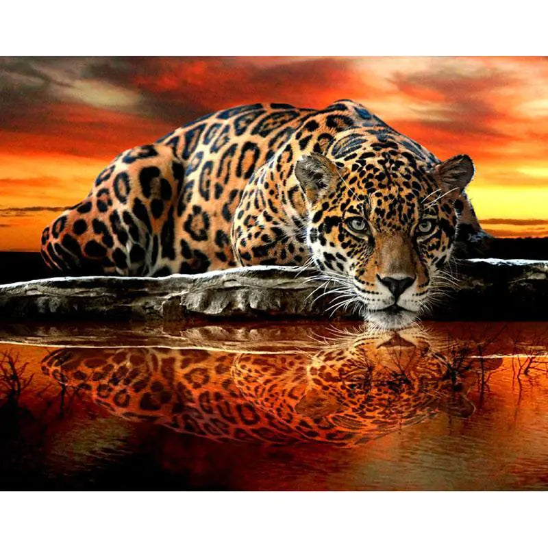 Leopard Diamond Art - 5D Diamond Painting