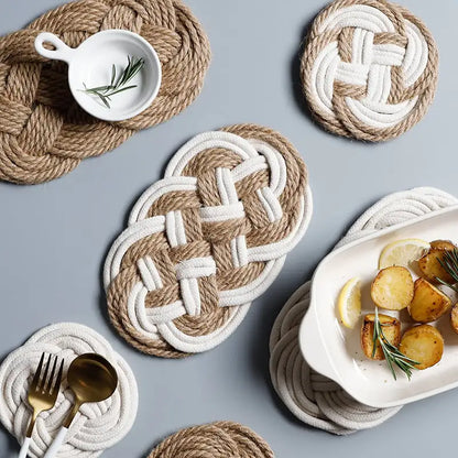 Nordic Anti-Scald Heat Insulation Table Mat Coaster