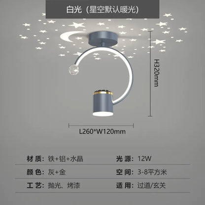 Modern Nordic Starry Sky Corridor Ceiling Light