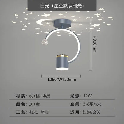 Modern Nordic Starry Sky Corridor Ceiling Light