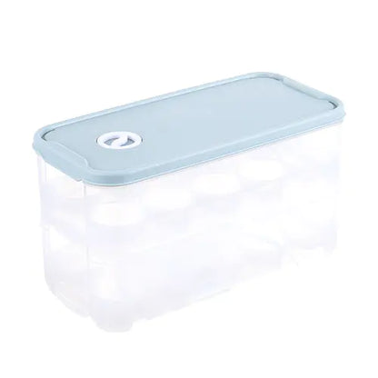 Transparent Multi-Layer Egg Storage Box with Lid