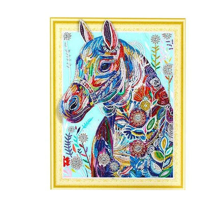 Diamond Painting of a Horse