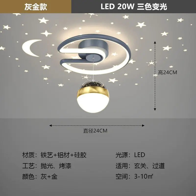 Modern Nordic Starry Sky Corridor Ceiling Light